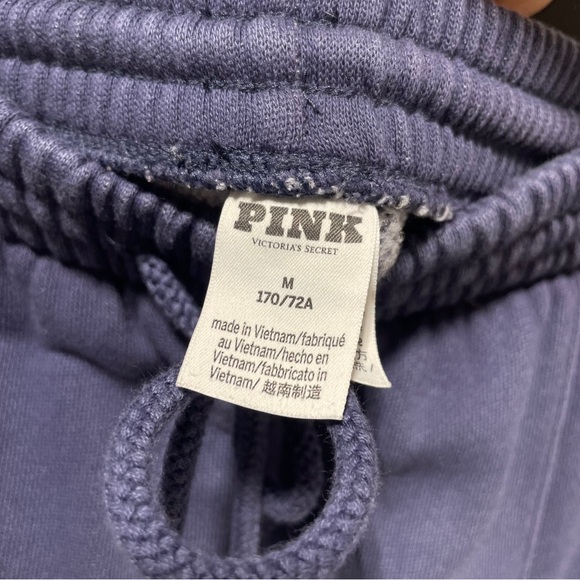 PINK Victoria's Secret Navy Wide Leg Pants Size M - Picture 4 of 5